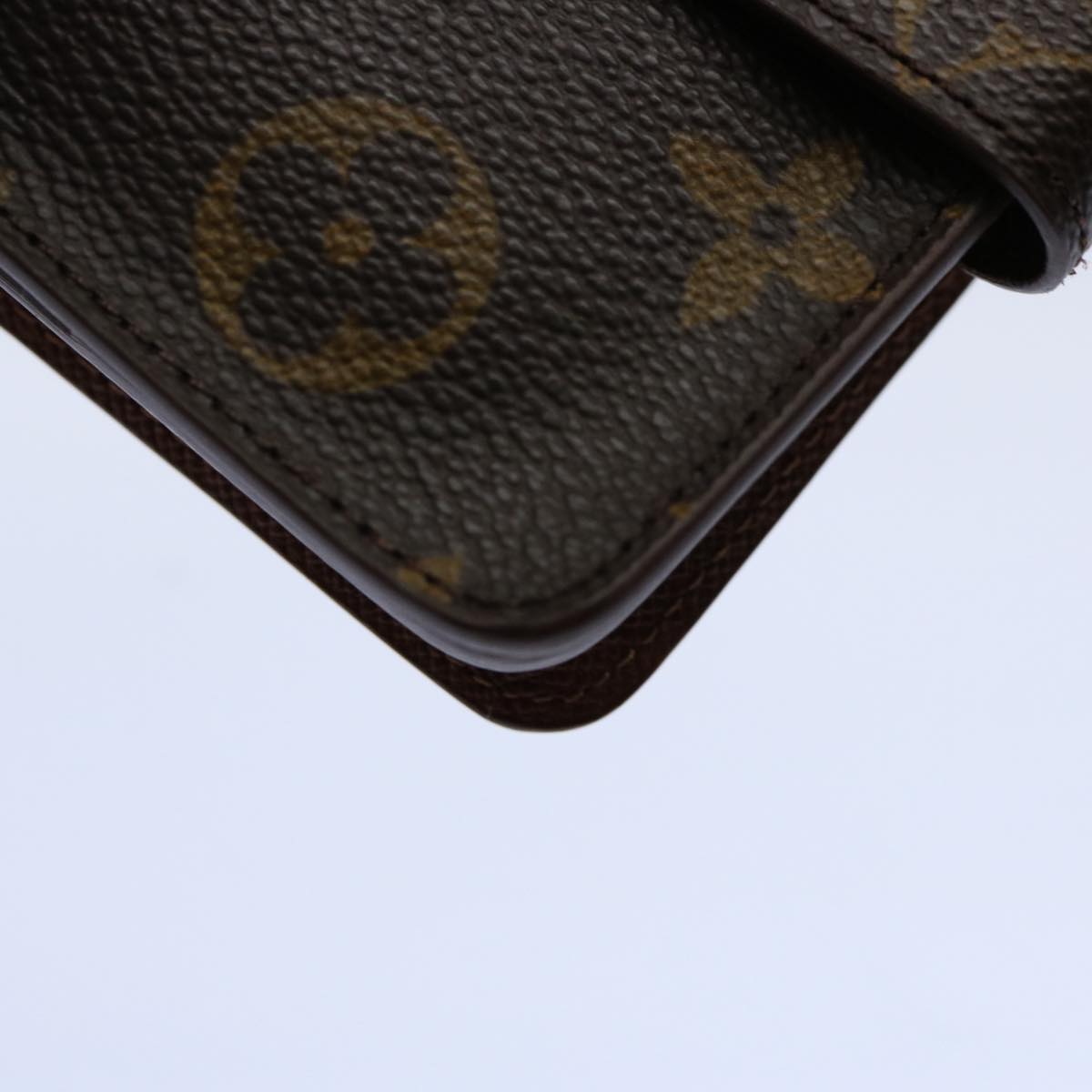 LOUIS VUITTON Monogram Compact Zip Wallet M61667 LV Auth 60039A