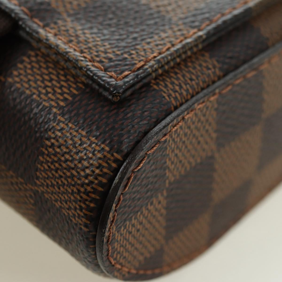 LOUIS VUITTON Damier Ebene Geronimos Shoulder Bag N51994 LV Auth 60076A