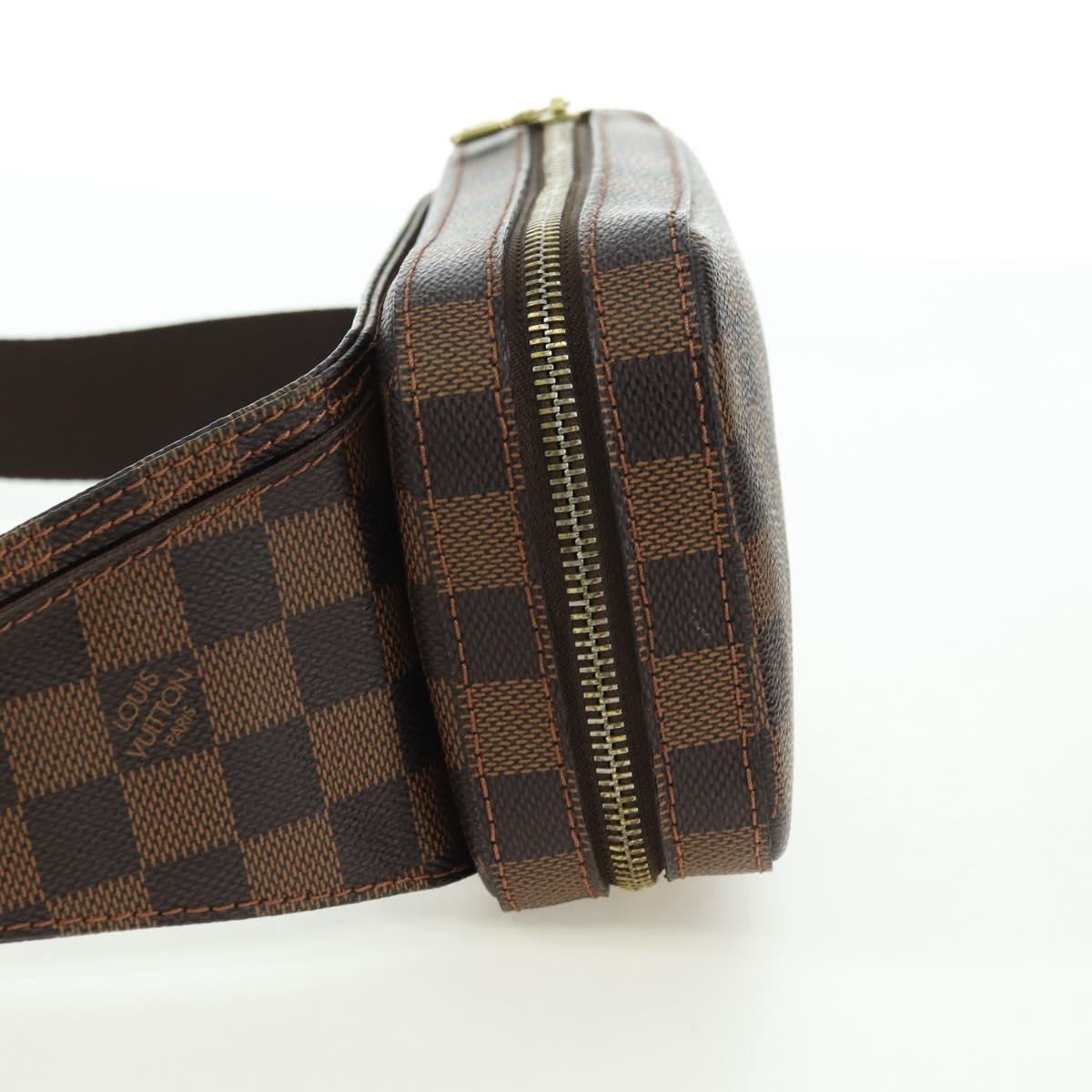 LOUIS VUITTON Damier Ebene Geronimos Shoulder Bag N51994 LV Auth 60076A