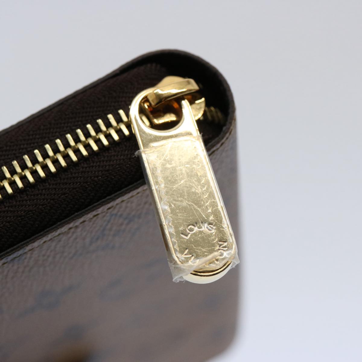 LOUIS VUITTON Monogram Reverse Zippy Wallet Long Wallet M82444 LV Auth 60083SM