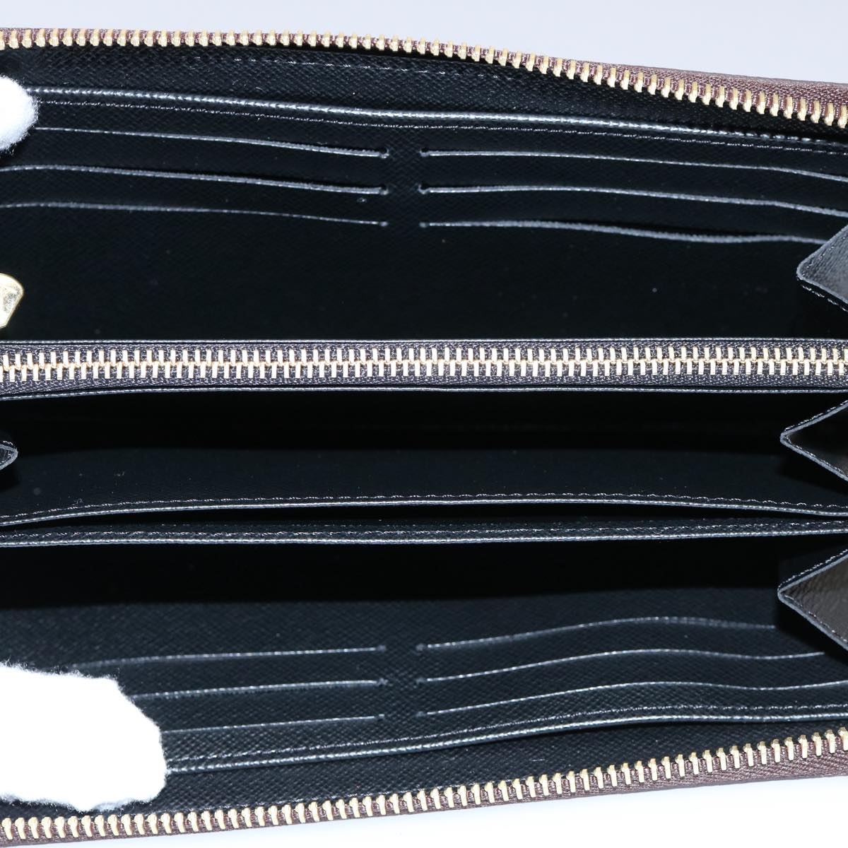 LOUIS VUITTON Monogram Reverse Zippy Wallet Long Wallet M82444 LV Auth 60083SM