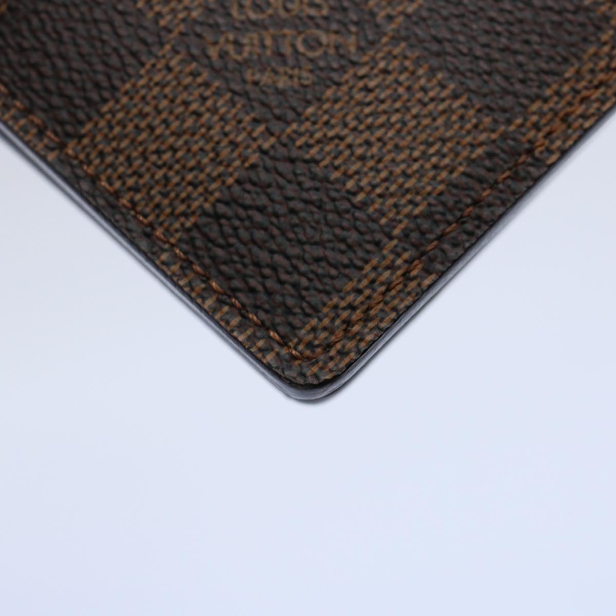 LOUIS VUITTON Damier Ebene Portefeuille Marco Bifold Wallet N61675 Auth 60094A