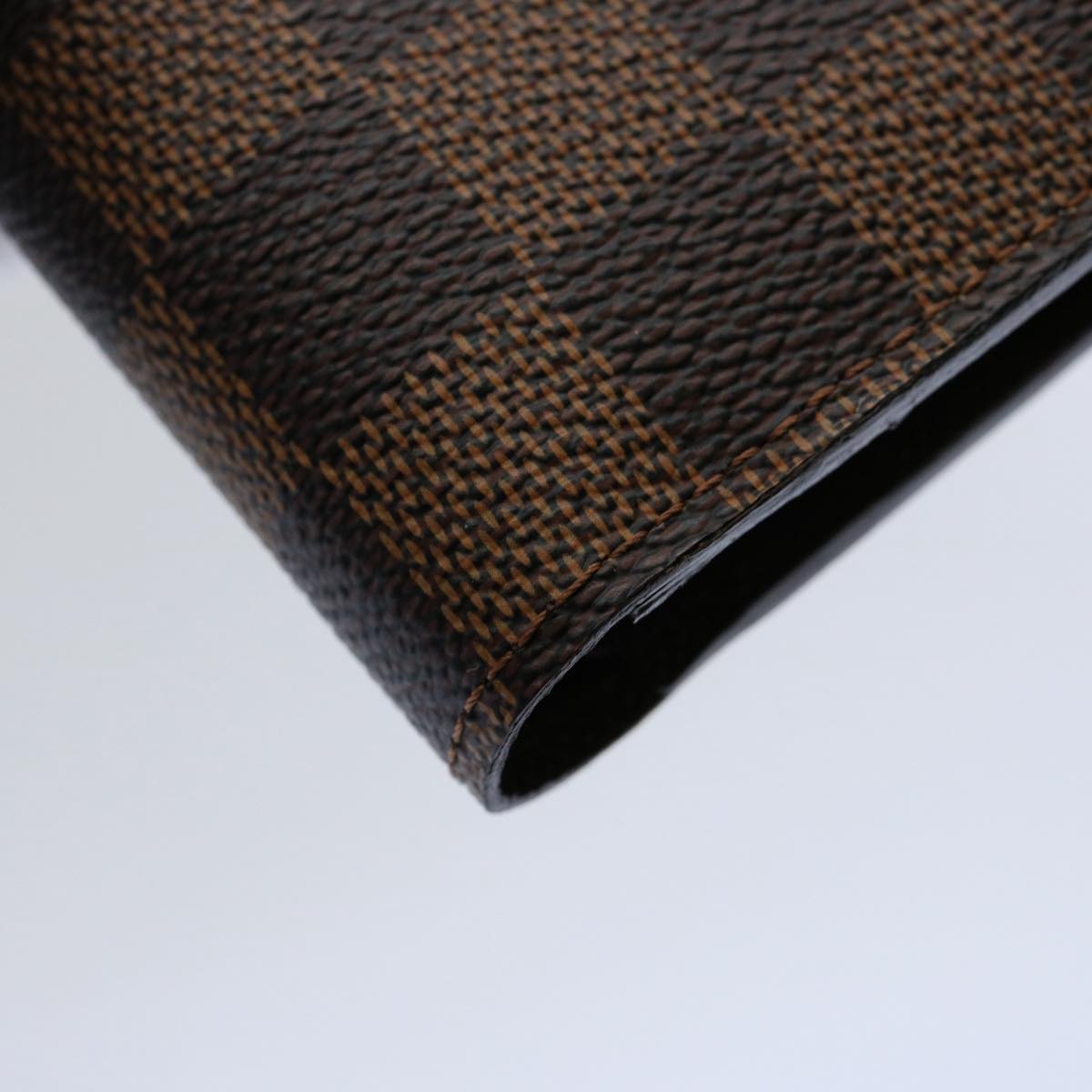 LOUIS VUITTON Damier Ebene Portefeuille Marco Bifold Wallet N61675 Auth 60094A