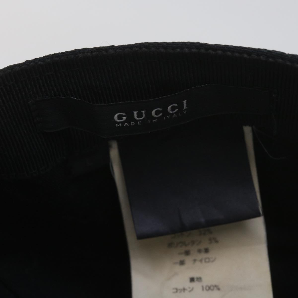 GUCCI GG Canvas Web Sherry Line Cap L Size Red Black Green 200035 Auth 60126