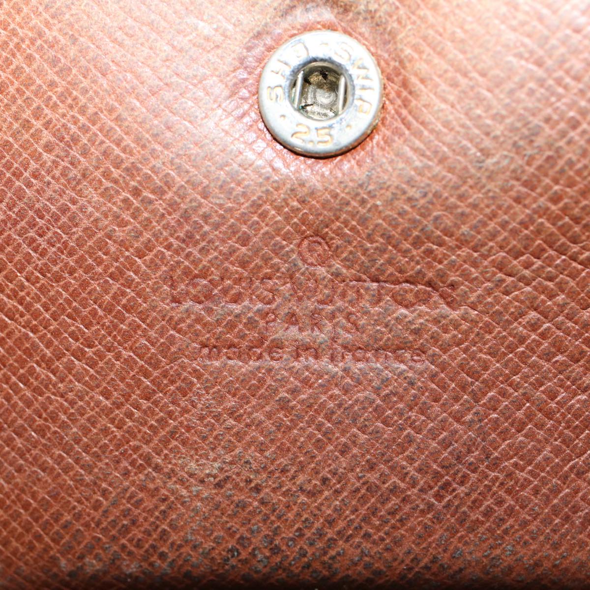 LOUIS VUITTON Monogram Portefeuille Sarah Long Wallet M60531 LV Auth 60181