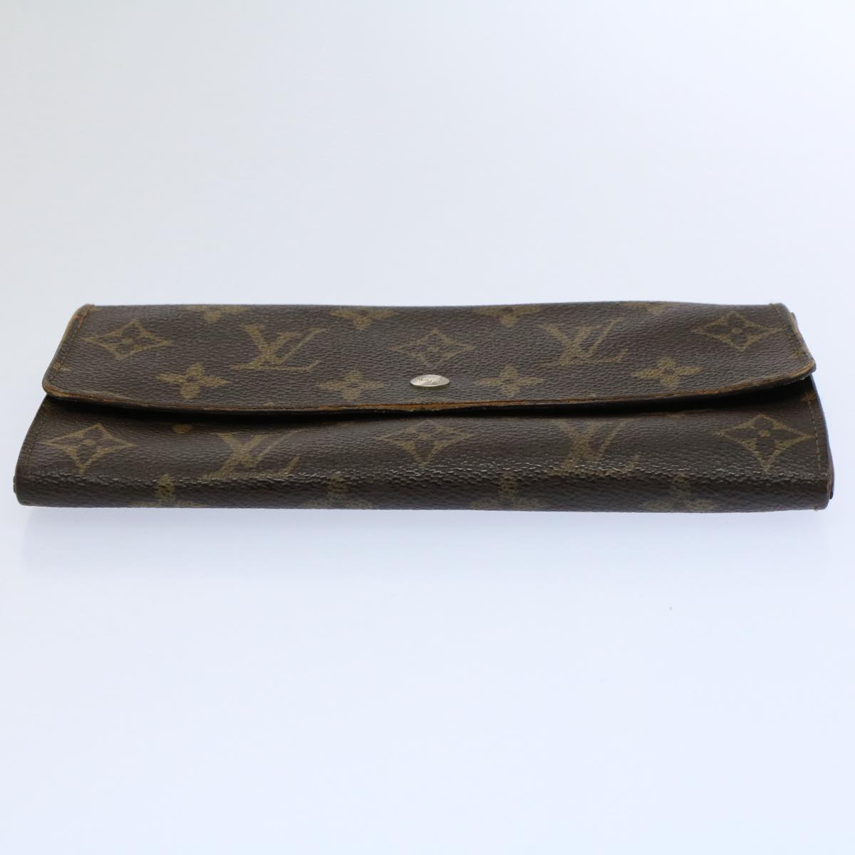 LOUIS VUITTON Monogram Portefeuille Sarah Long Wallet M60531 LV Auth 60181