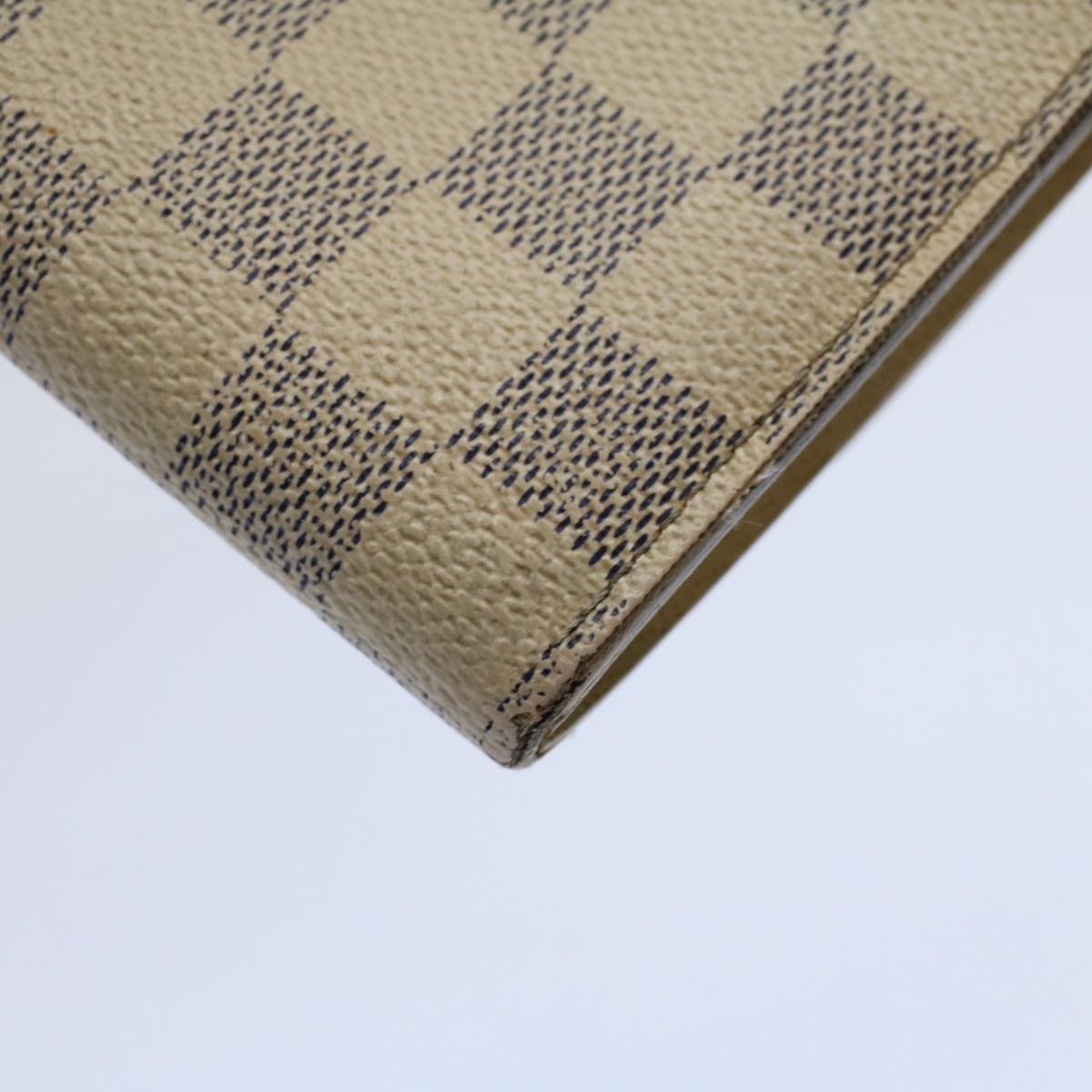 LOUIS VUITTON Damier Azur Portefeuille Sarah Long Wallet N63208 LV Auth 60183