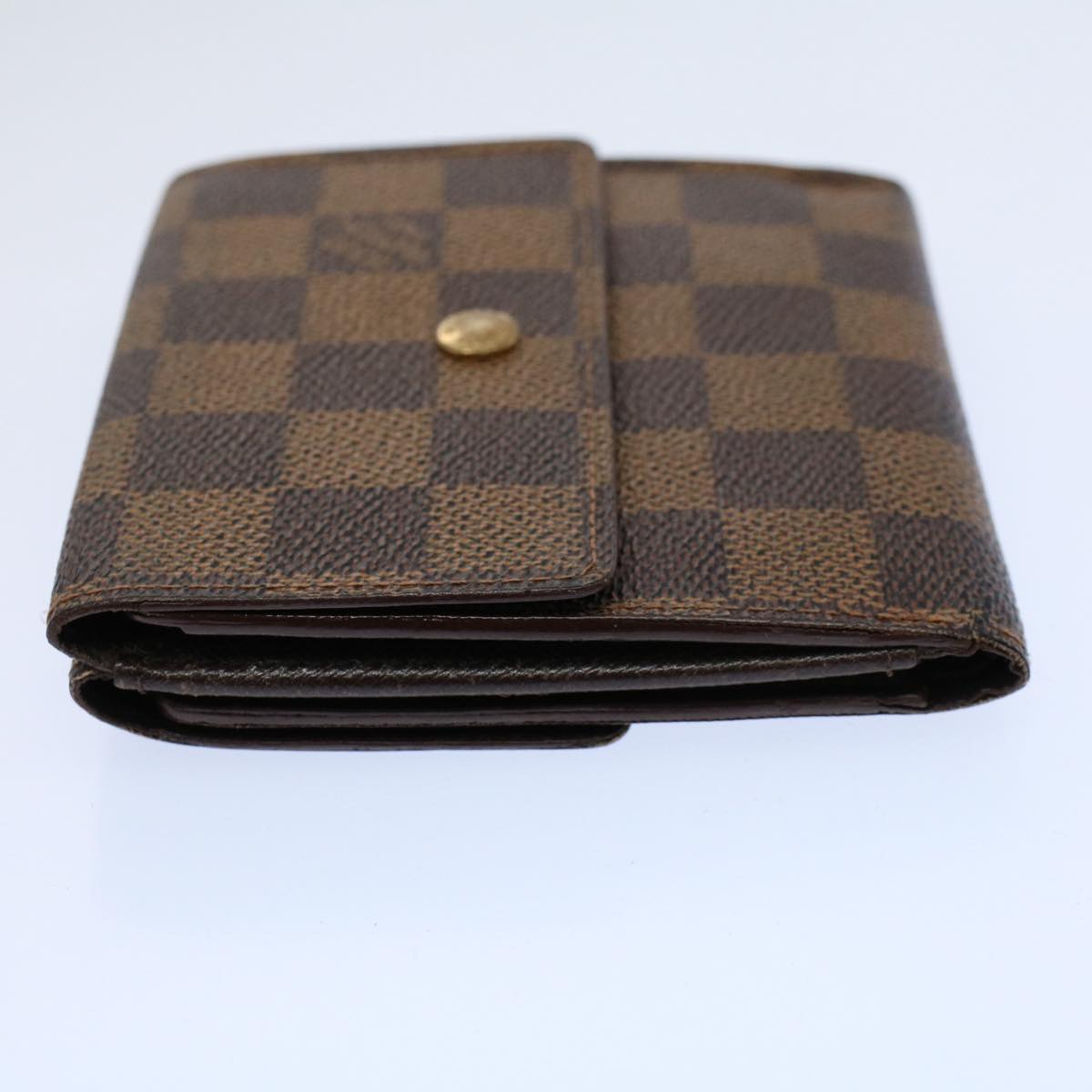 LOUIS VUITTON Damier Ebene Portefeuille Elise Wallet N61654 LV Auth 60184