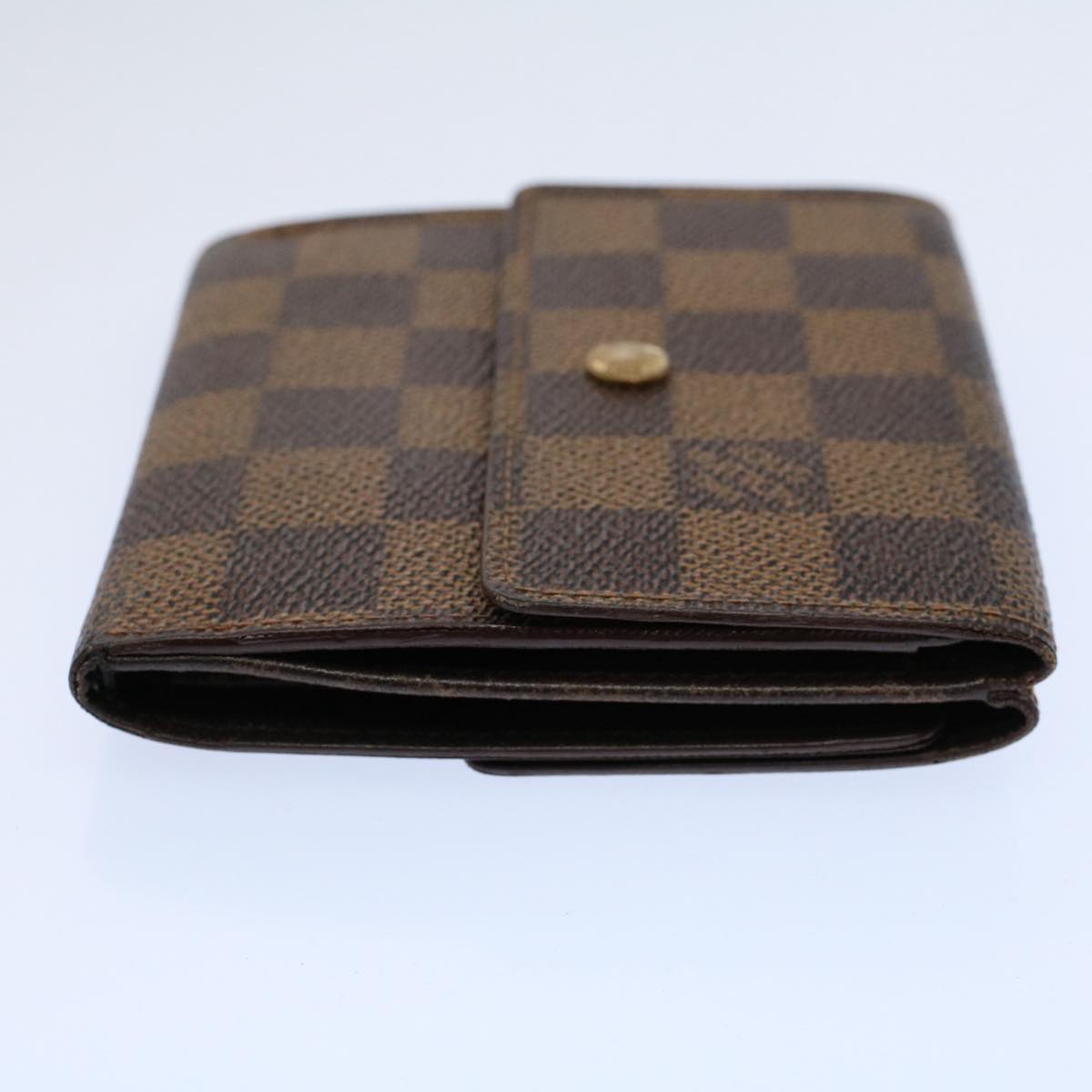 LOUIS VUITTON Damier Ebene Portefeuille Elise Wallet N61654 LV Auth 60184