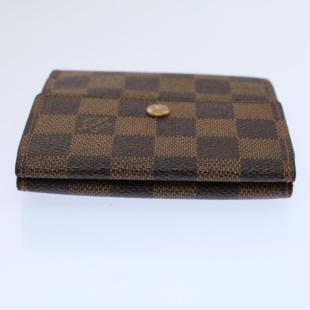 LOUIS VUITTON Damier Ebene Portefeuille Elise Wallet N61654 LV Auth 60184