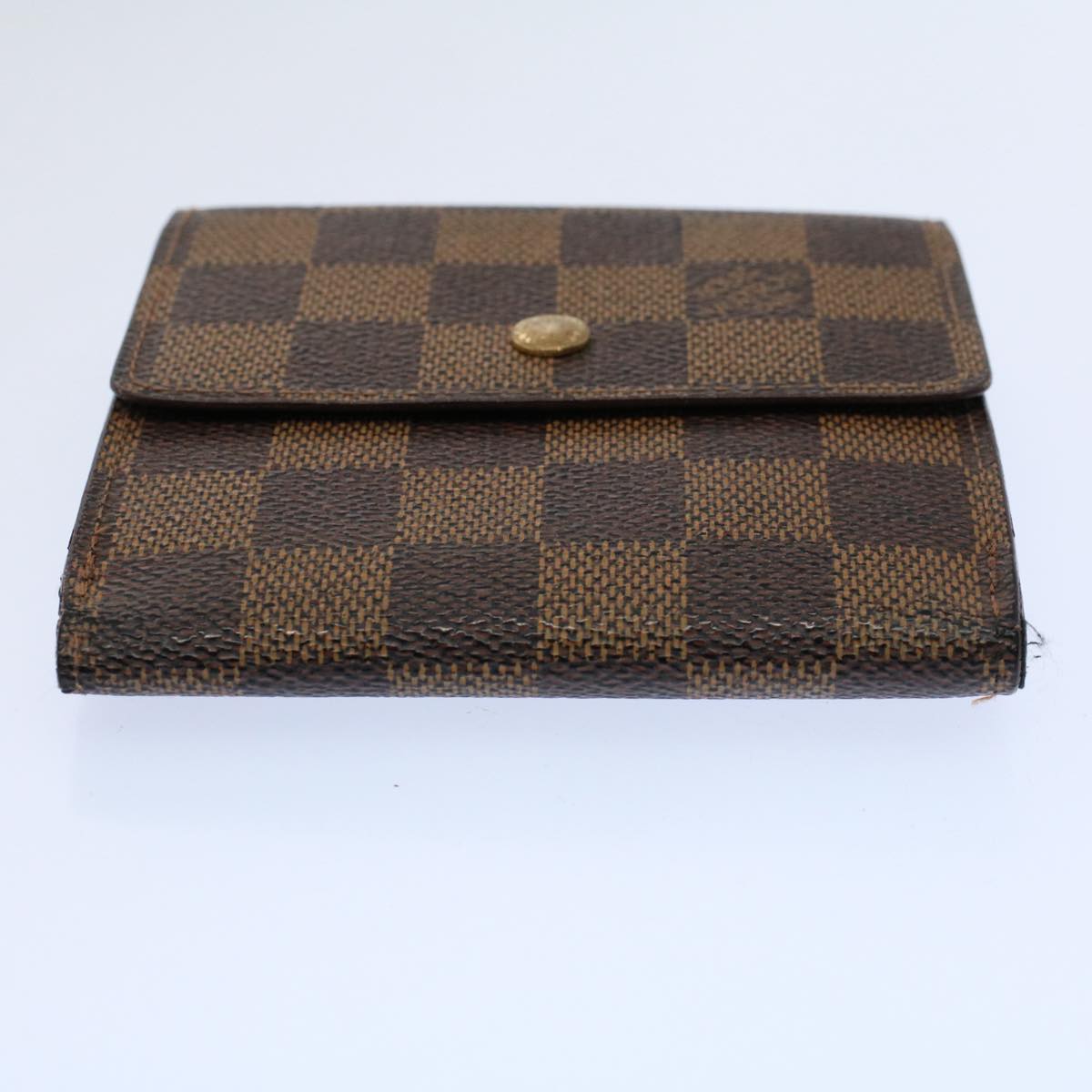 LOUIS VUITTON Damier Ebene Portefeuille Elise Wallet N61654 LV Auth 60184