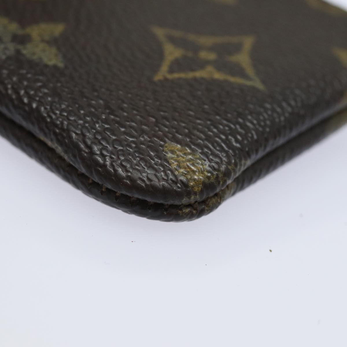 LOUIS VUITTON Monogram Pochette Cles Coin Purse M62650 LV Auth 60185