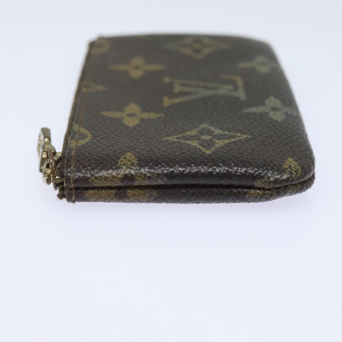 LOUIS VUITTON Monogram Pochette Cles Coin Purse M62650 LV Auth 60185