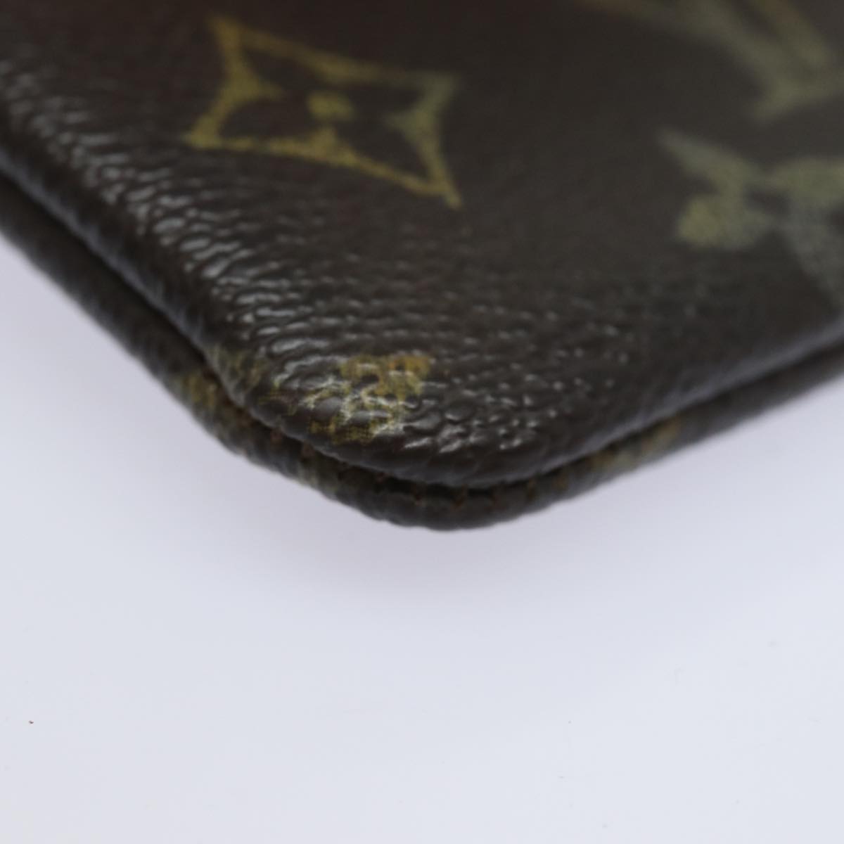 LOUIS VUITTON Monogram Pochette Cles Coin Purse M62650 LV Auth 60185