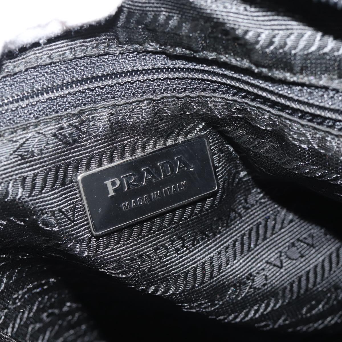 PRADA Hand Bag Nylon Brown Auth 60251