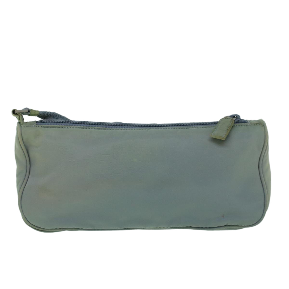 PRADA Accessory Pouch Nylon Light Blue Auth 60253