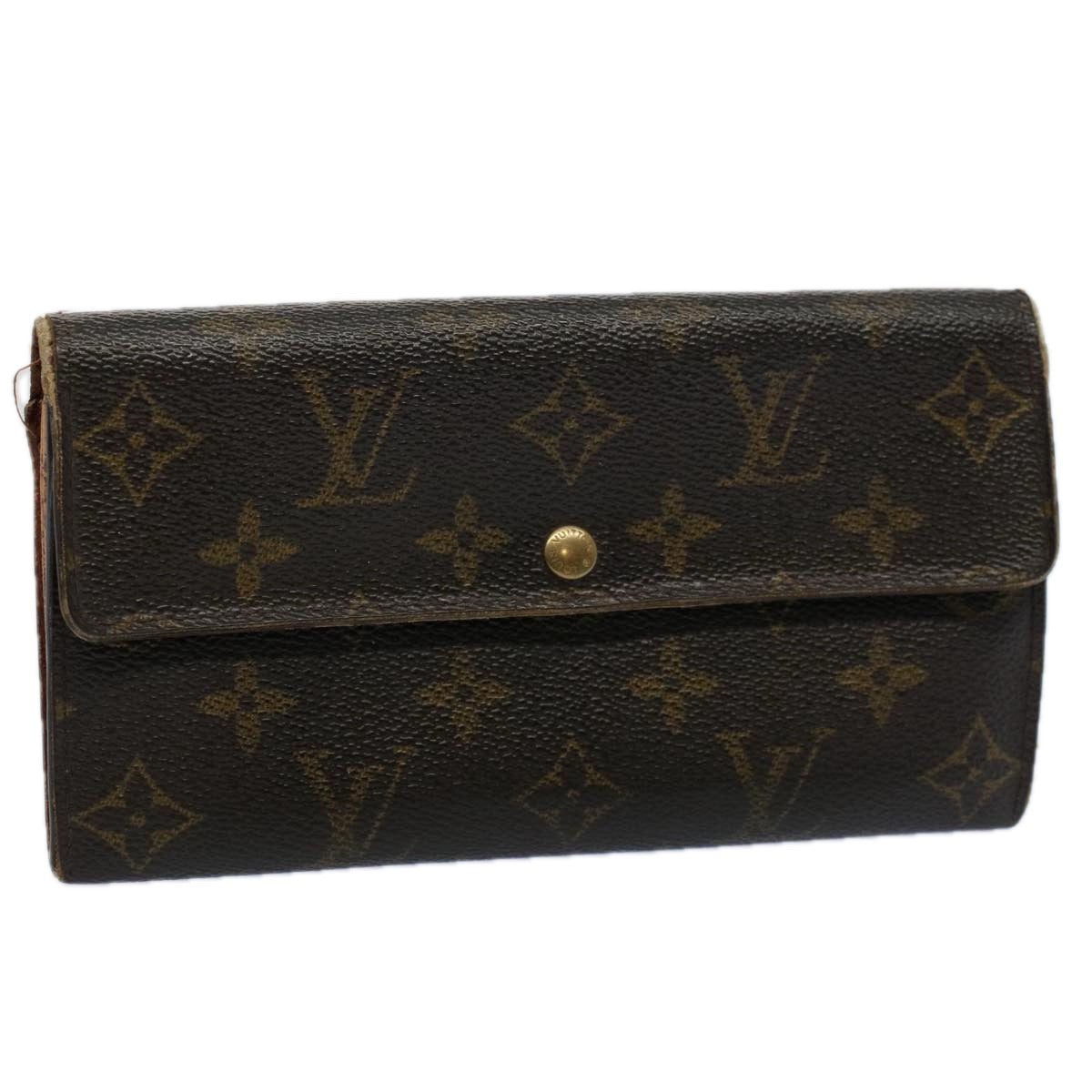 LOUIS VUITTON Monogram Portefeuille Sarah Long Wallet M60531 LV Auth 60298