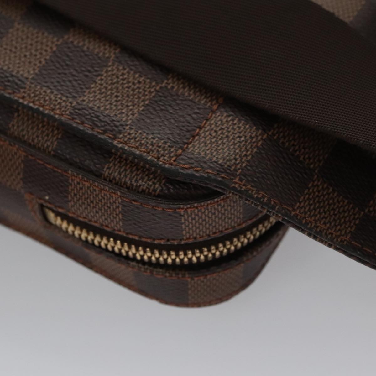 LOUIS VUITTON Damier Ebene Geronimos Shoulder Bag N51994 LV Auth 60488