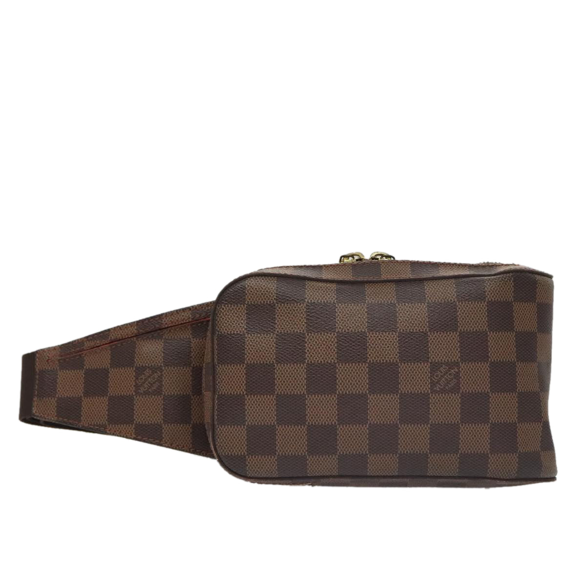 LOUIS VUITTON Damier Ebene Geronimos Shoulder Bag N51994 LV Auth 60488