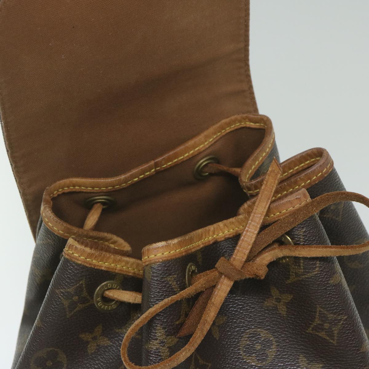 LOUIS VUITTON Monogram Montsouris MM Backpack M51136 LV Auth 60508