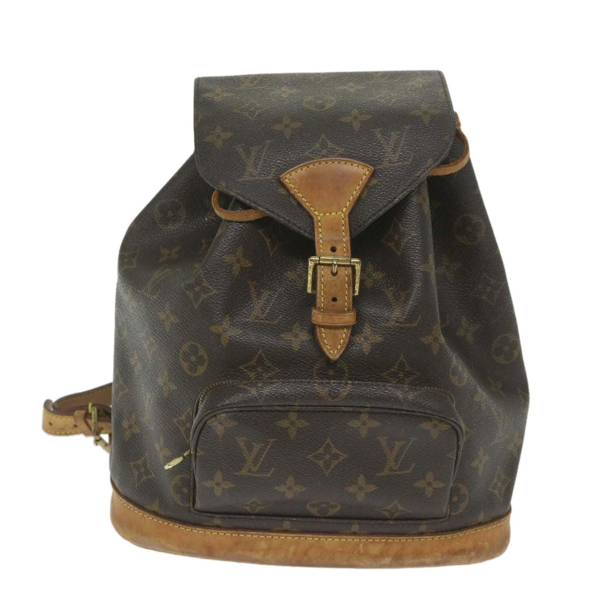 LOUIS VUITTON Monogram Montsouris MM Backpack M51136 LV Auth 60508