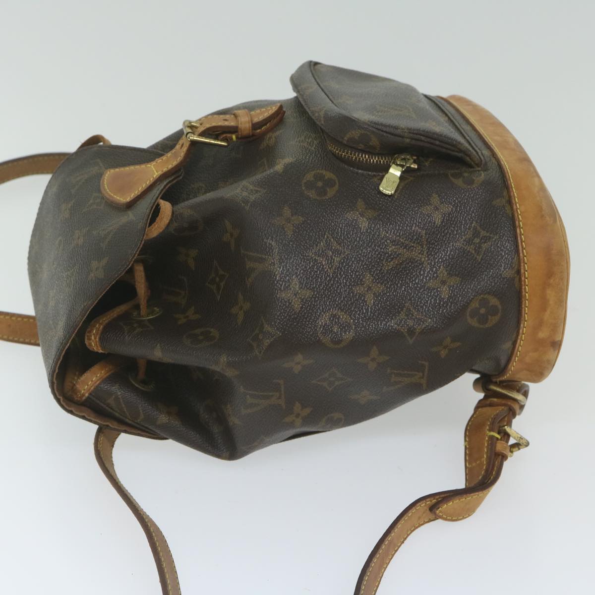 LOUIS VUITTON Monogram Montsouris MM Backpack M51136 LV Auth 60508