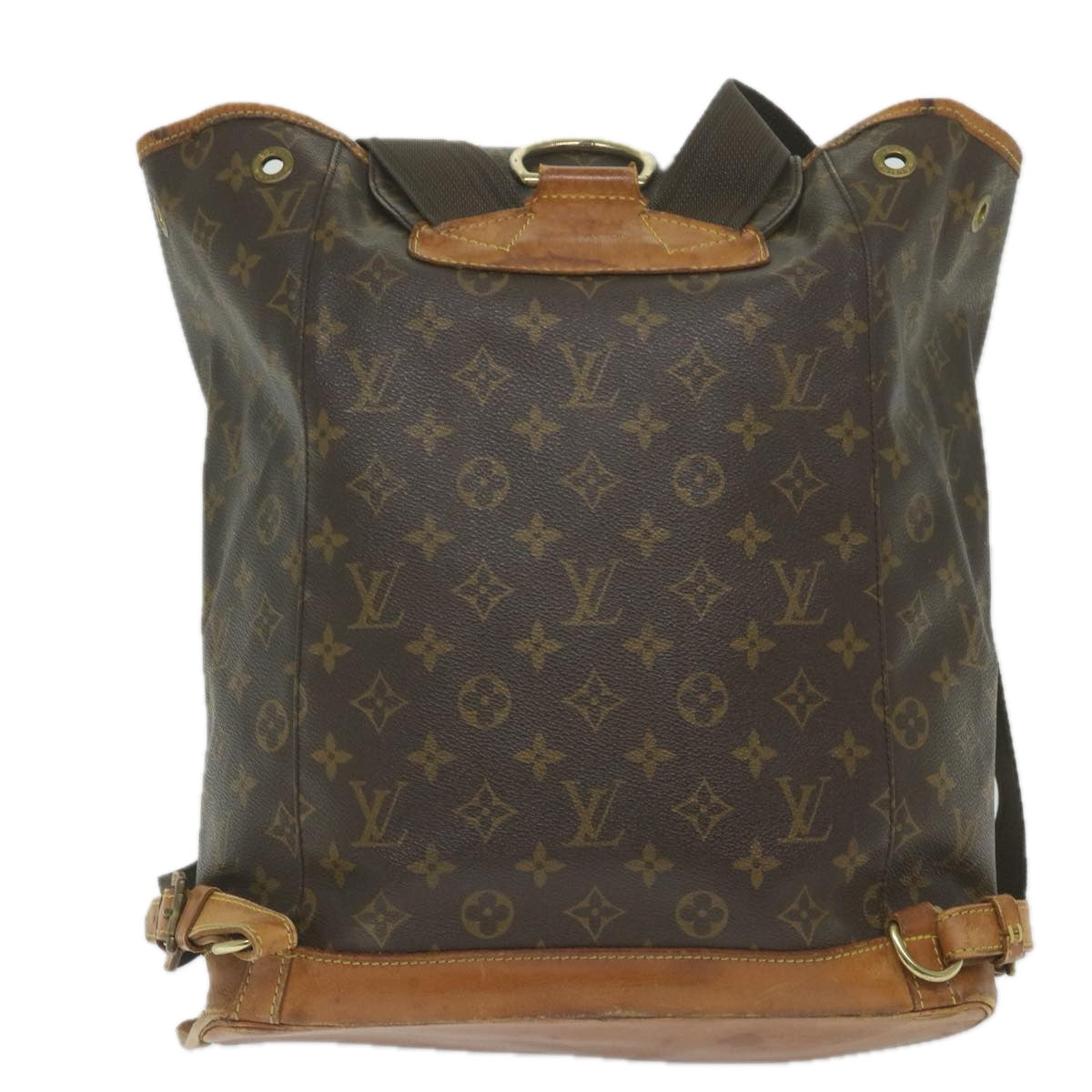 LOUIS VUITTON Monogram Montsouris GM Backpack M51135 LV Auth 60509