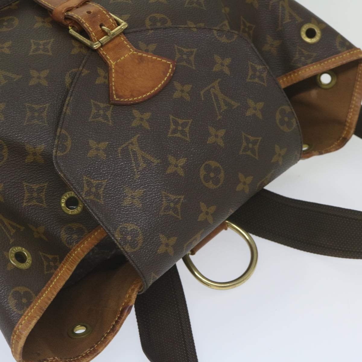 LOUIS VUITTON Monogram Montsouris GM Backpack M51135 LV Auth 60509