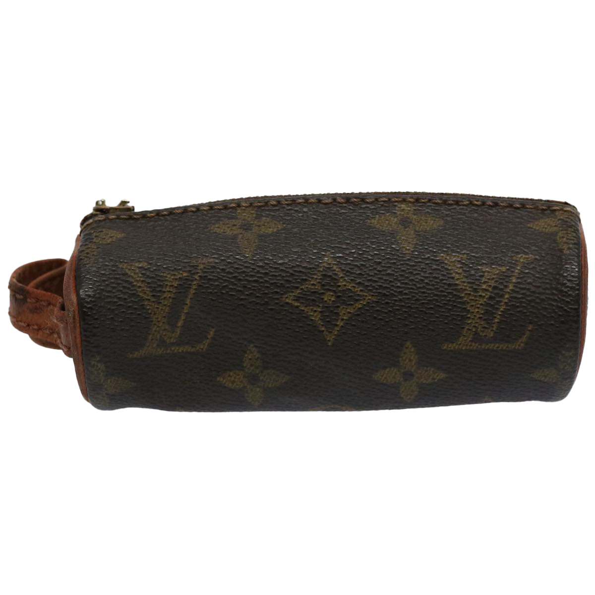 LOUIS VUITTON Monogram Etui 3 Ball de Golf Pouch M58249 LV Auth 60823