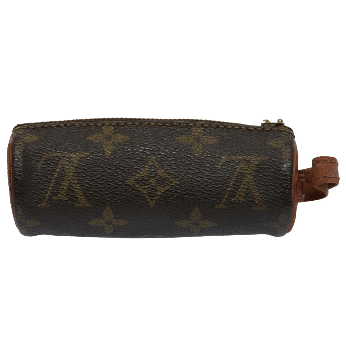 LOUIS VUITTON Monogram Etui 3 Ball de Golf Pouch M58249 LV Auth 60823