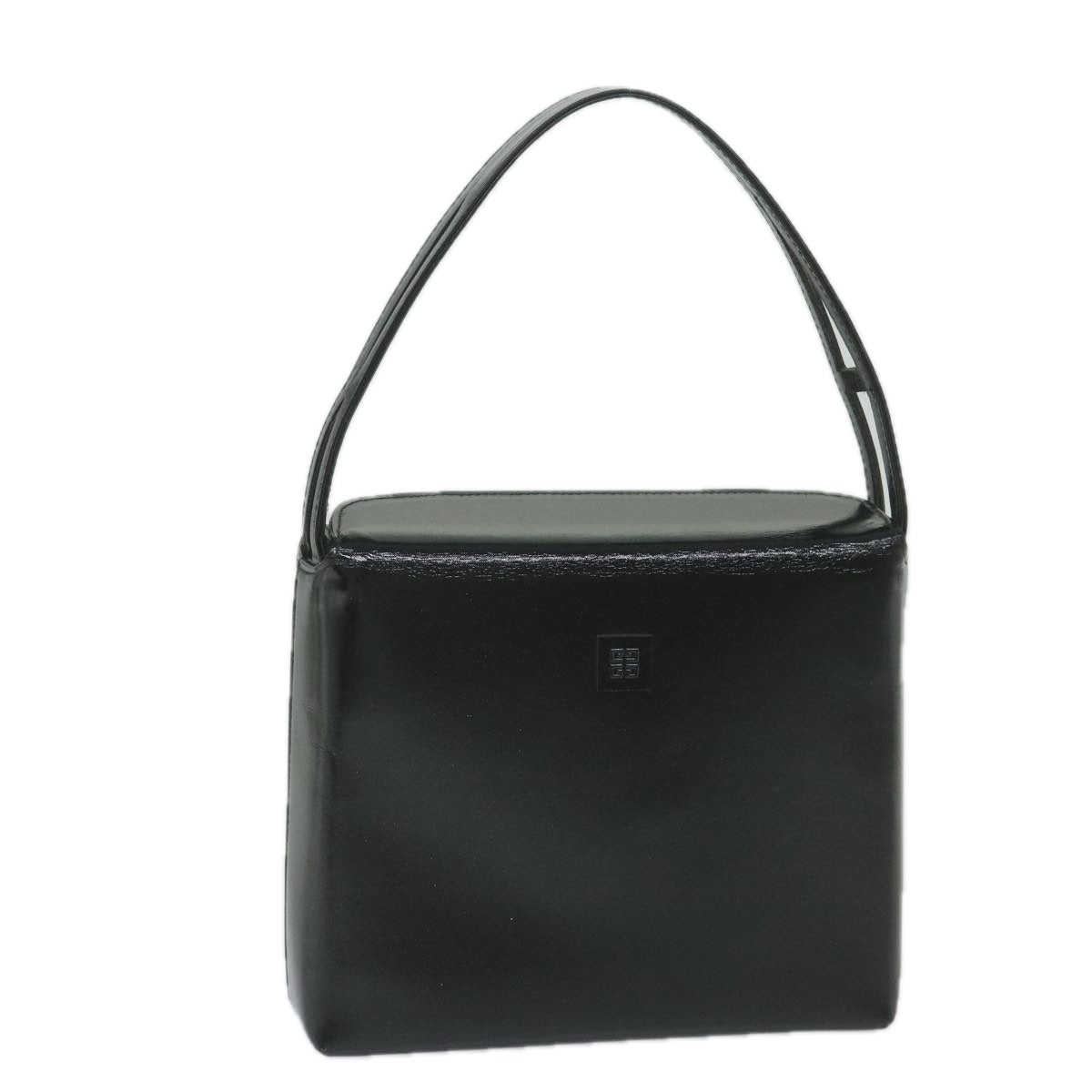 GIVENCHY Shoulder Bag Leather Black Auth 61044