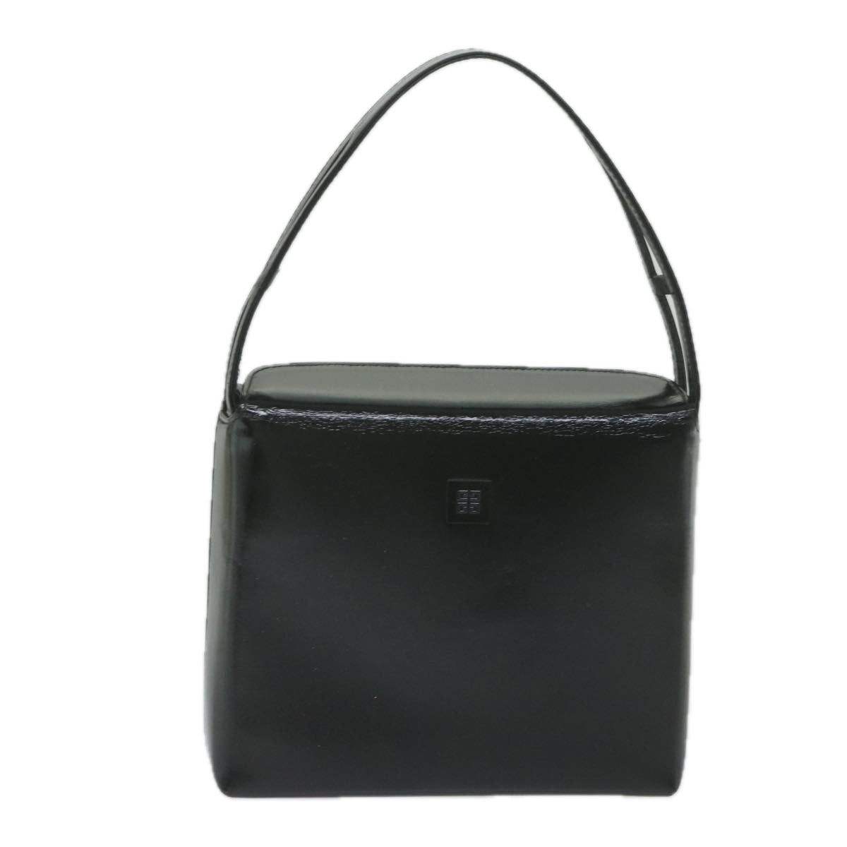 GIVENCHY Shoulder Bag Leather Black Auth 61044