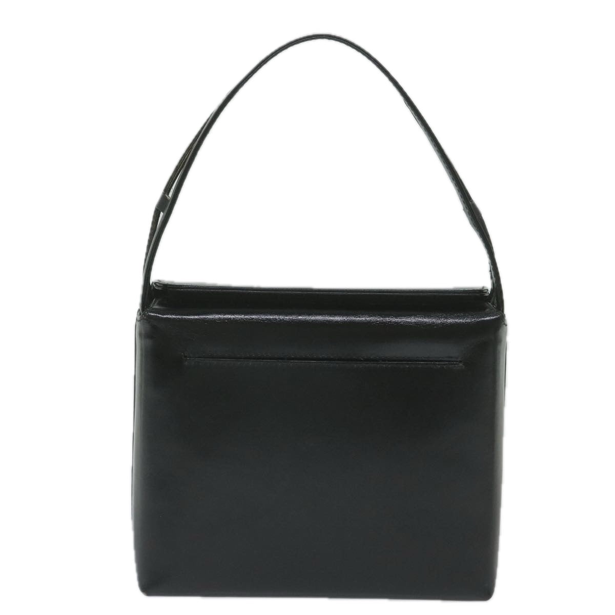 GIVENCHY Shoulder Bag Leather Black Auth 61044