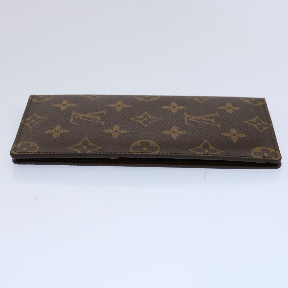 LOUIS VUITTON Monogram Porte Valeurs Cartes Credit Wallet M61823 LV Auth 61118