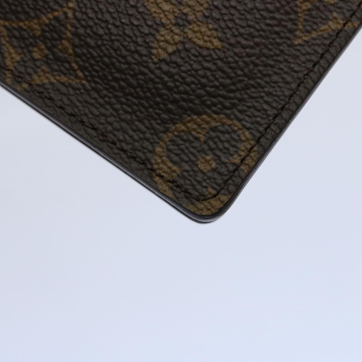 LOUIS VUITTON Monogram Porte Valeurs Cartes Credit Wallet M61823 LV Auth 61118