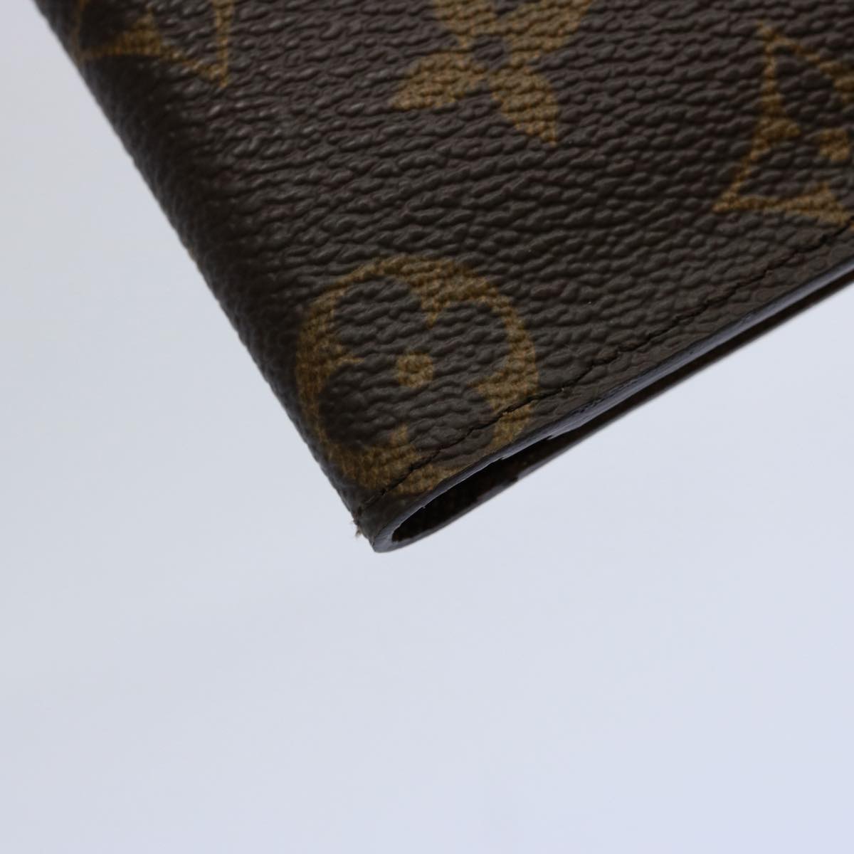 LOUIS VUITTON Monogram Porte Valeurs Cartes Credit Wallet M61823 LV Auth 61118