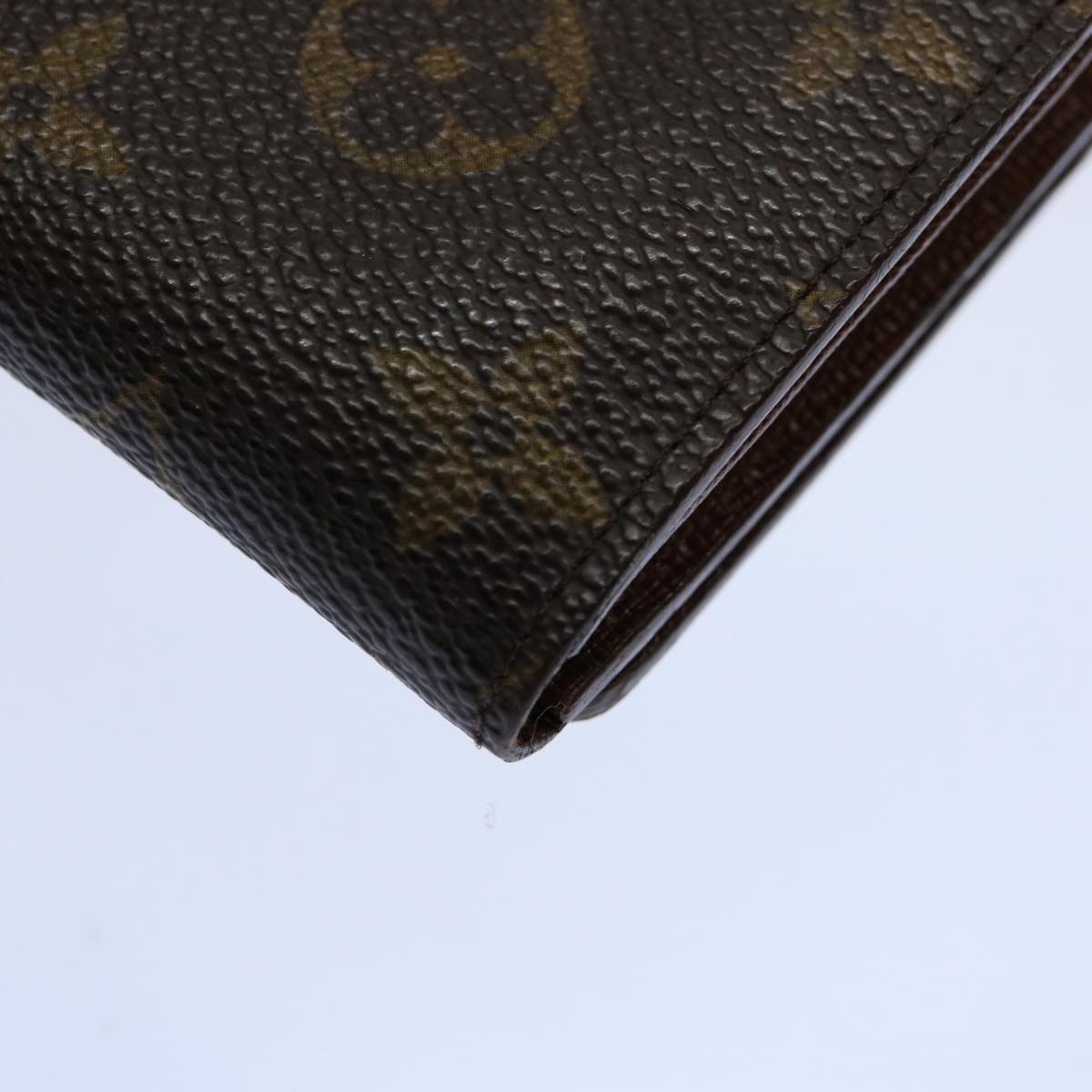 LOUIS VUITTON Monogram Porte Monnaie Billets Tresor Wallet M61730 LV Auth 61137