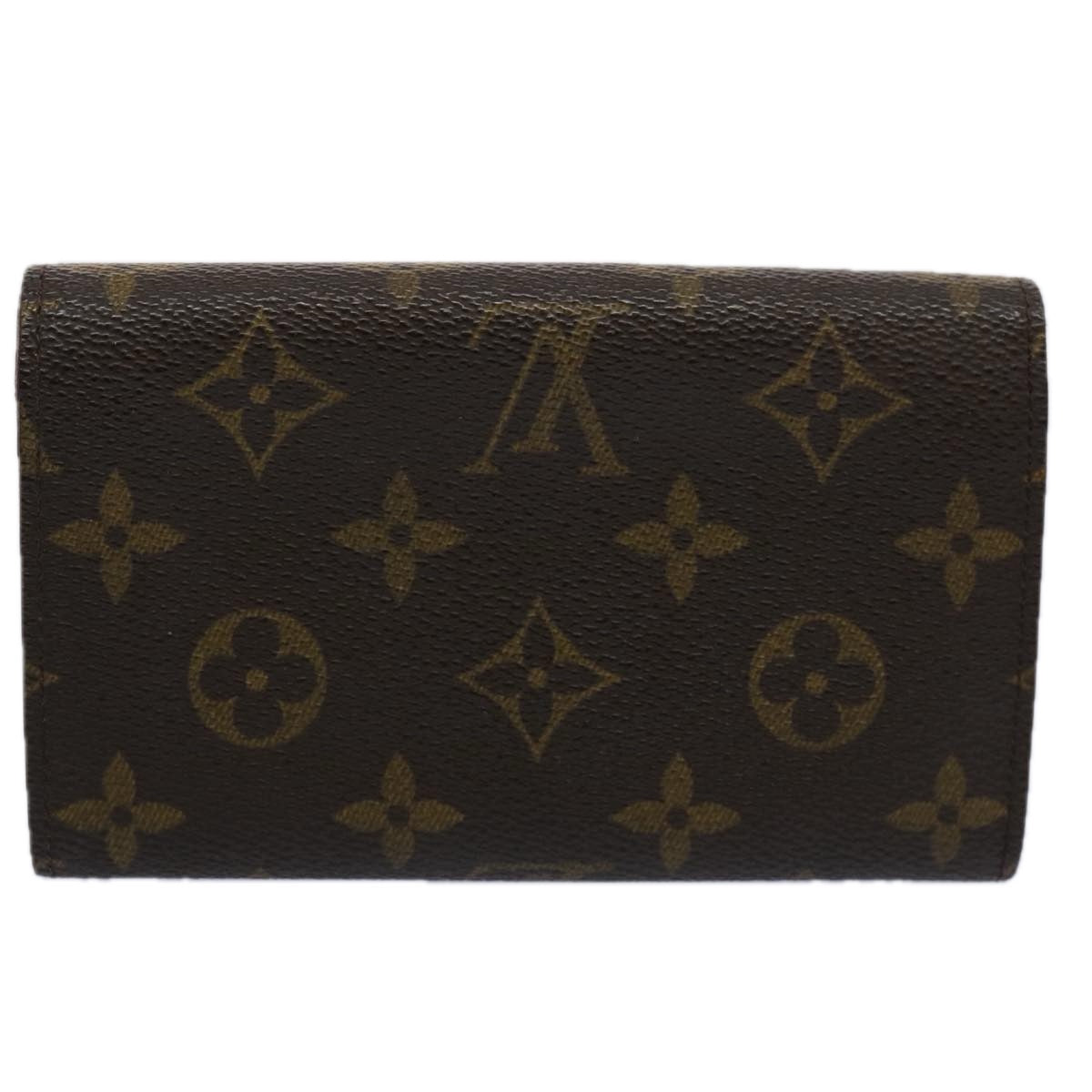 LOUIS VUITTON Monogram Porte Monnaie Billets Tresor Wallet M61730 LV Auth 61137