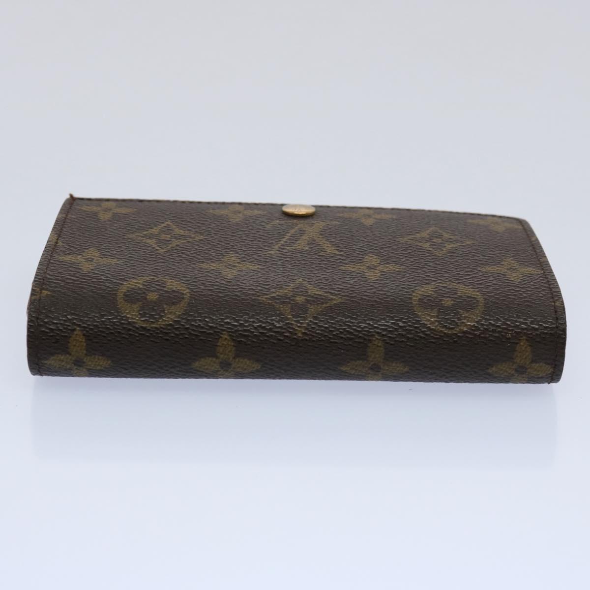 LOUIS VUITTON Monogram Porte Monnaie Billets Tresor Wallet M61730 LV Auth 61137