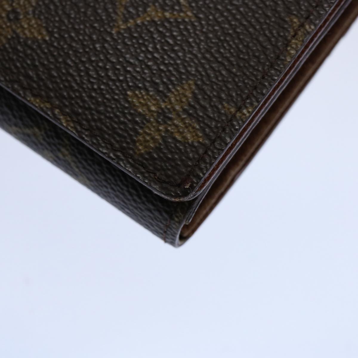 LOUIS VUITTON Monogram Porte Monnaie Billets Tresor Wallet M61730 LV Auth 61137