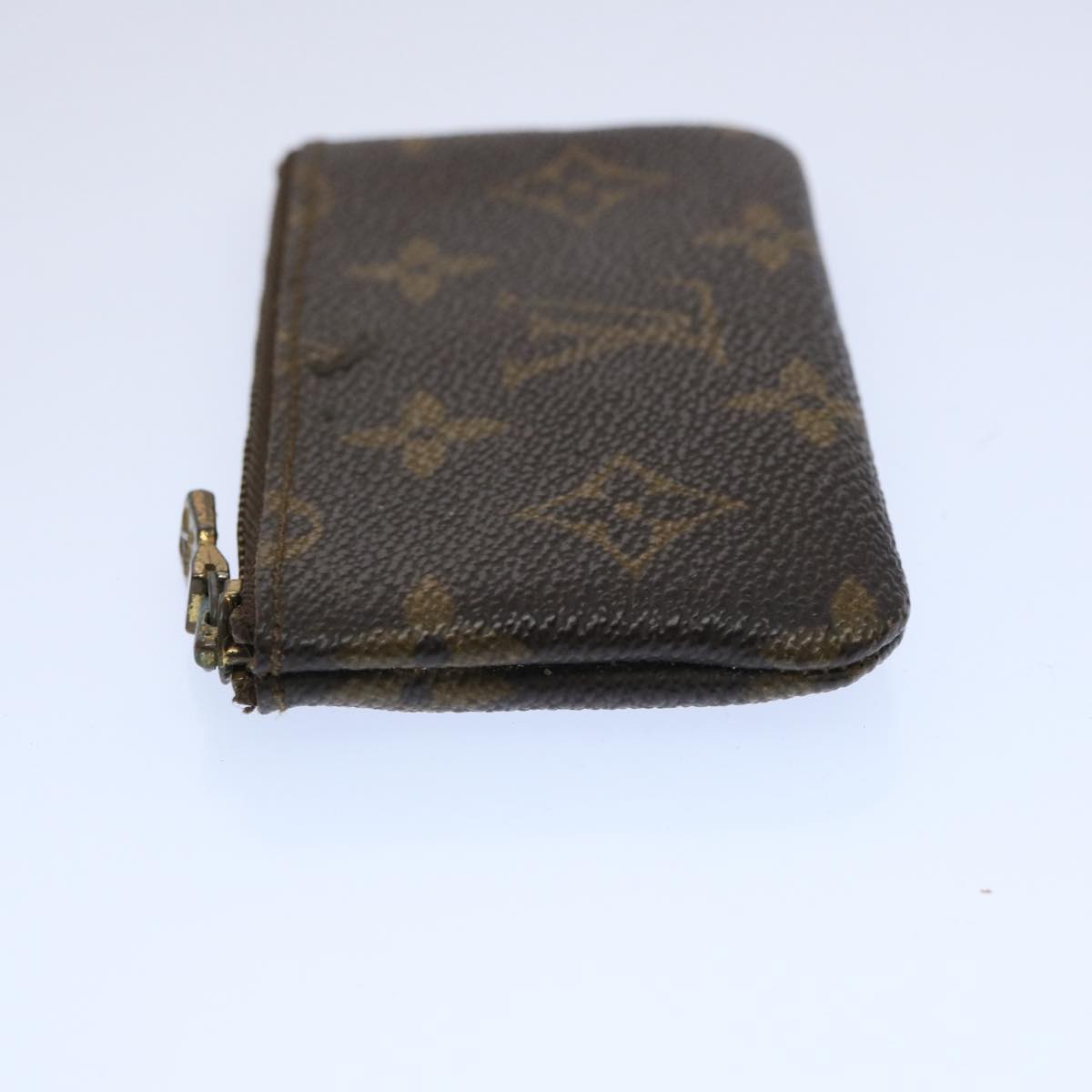 LOUIS VUITTON Monogram Pochette Cles Coin Purse M62650 LV Auth 61182