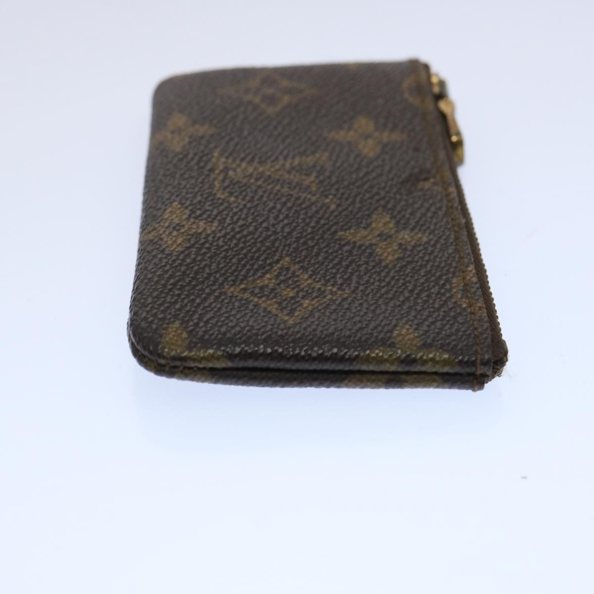 LOUIS VUITTON Monogram Pochette Cles Coin Purse M62650 LV Auth 61182