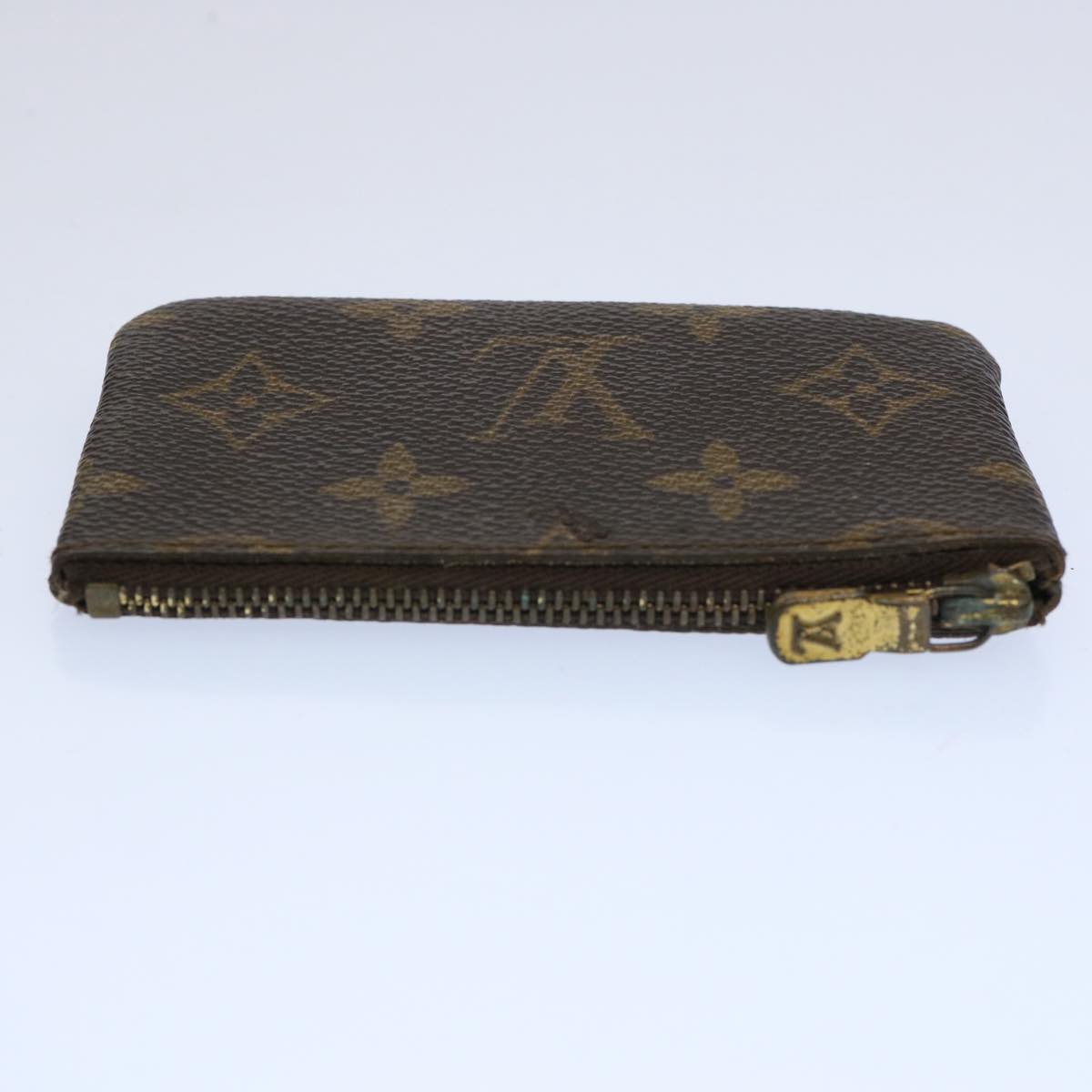 LOUIS VUITTON Monogram Pochette Cles Coin Purse M62650 LV Auth 61182