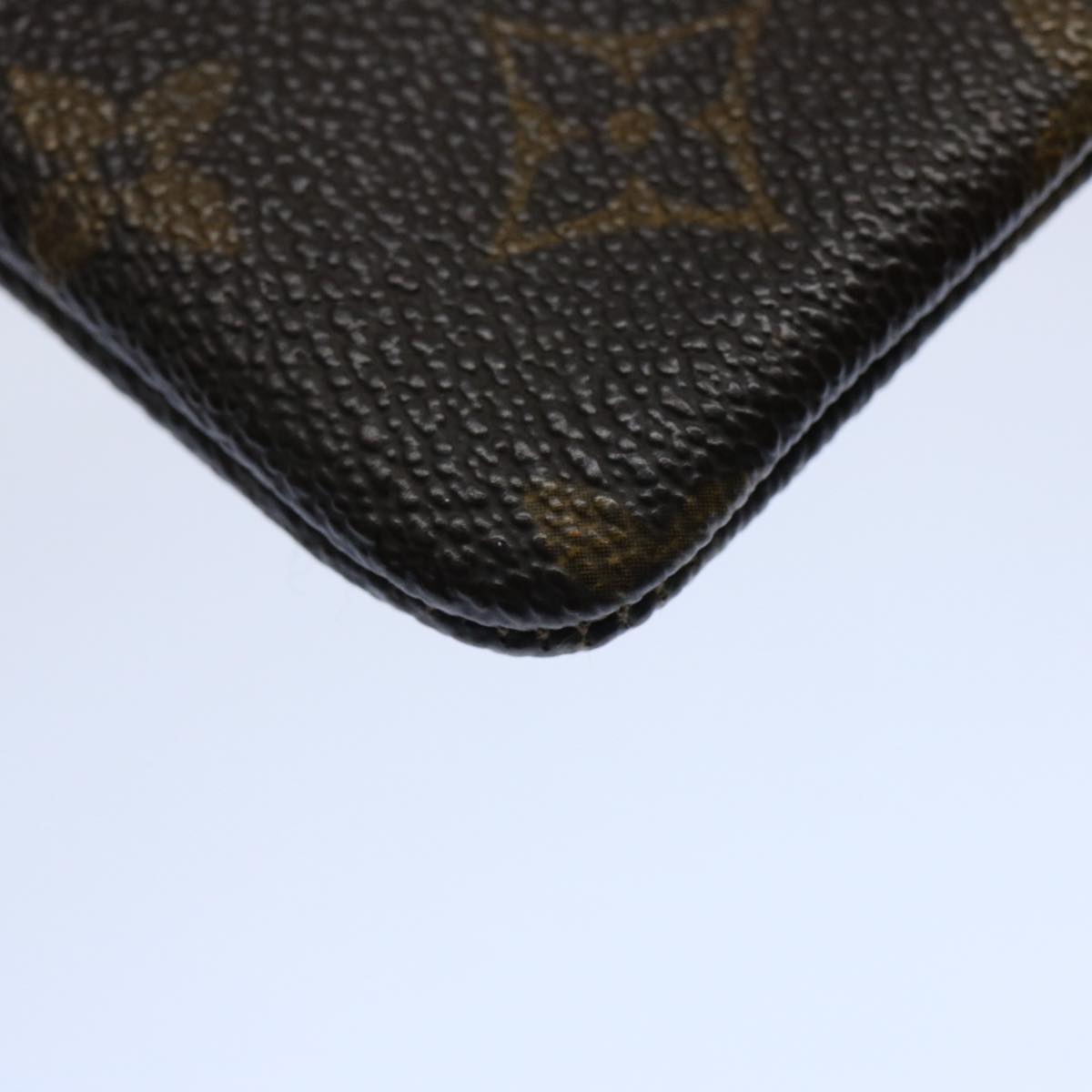 LOUIS VUITTON Monogram Pochette Cles Coin Purse M62650 LV Auth 61182