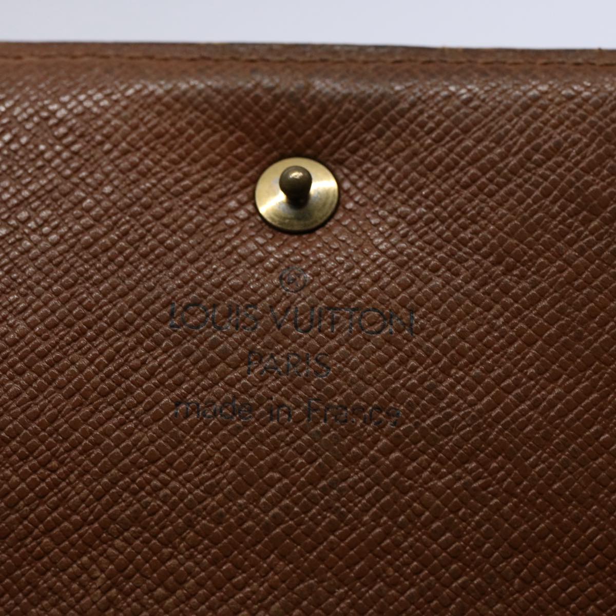 LOUIS VUITTON Monogram Portefeuille International Long Wallet M61217 Auth 61189