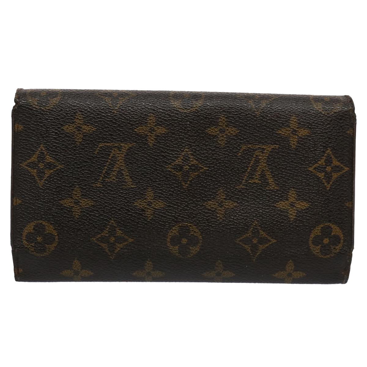 LOUIS VUITTON Monogram Portefeuille International Long Wallet M61217 Auth 61189