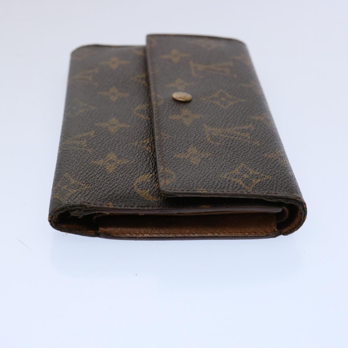 LOUIS VUITTON Monogram Portefeuille International Long Wallet M61217 Auth 61189