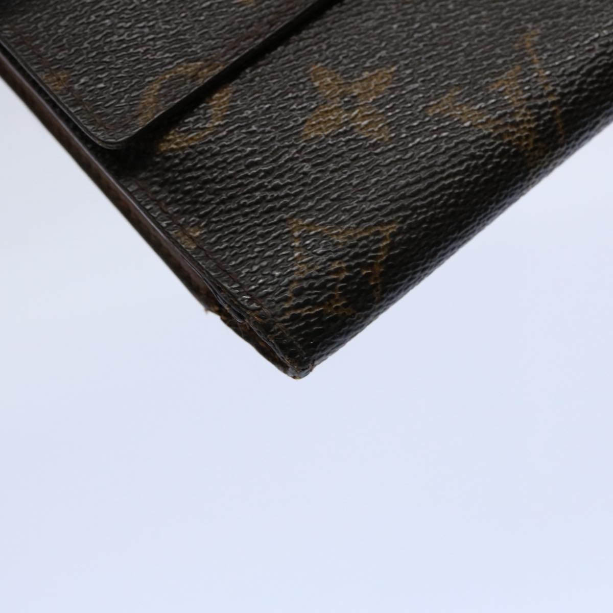 LOUIS VUITTON Monogram Portefeuille International Long Wallet M61217 Auth 61189