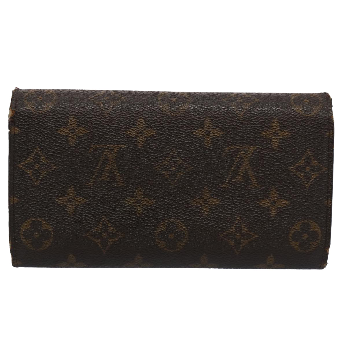 LOUIS VUITTON Monogram Portefeuille International Long Wallet M61217 Auth 61190