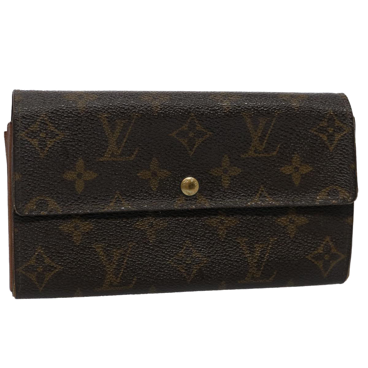 LOUIS VUITTON Monogram Portefeuille Sarah Long Wallet M60531 LV Auth 61191